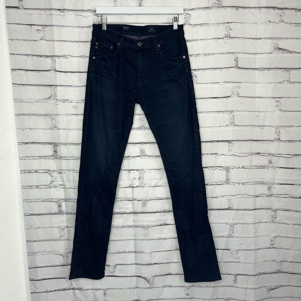 AG Adriano Goldschmied Modern Slim Dark Wash Jeans Women’s Size 31x34 High Rise